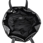 Saint Laurent Paris Tote Bag Logo Maxi Patent Leather Black — view 5