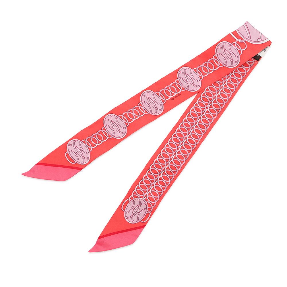 Hermes Scarf Twilly Lift Profile Silk Twill — view 2