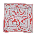 Hermes Shawl Carre 140 Geant Morning Walk la Promenade du Matin Cashmere Silk