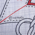 Hermes Shawl Carre 140 Geant Morning Walk la Promenade du Matin Cashmere Silk — view 4