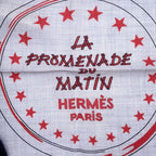Hermes Shawl Carre 140 Geant Morning Walk la Promenade du Matin Cashmere Silk — view 3
