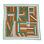 Hermes Shawl Carre 140 Geant Tresses H Cashmere Silk Scarf