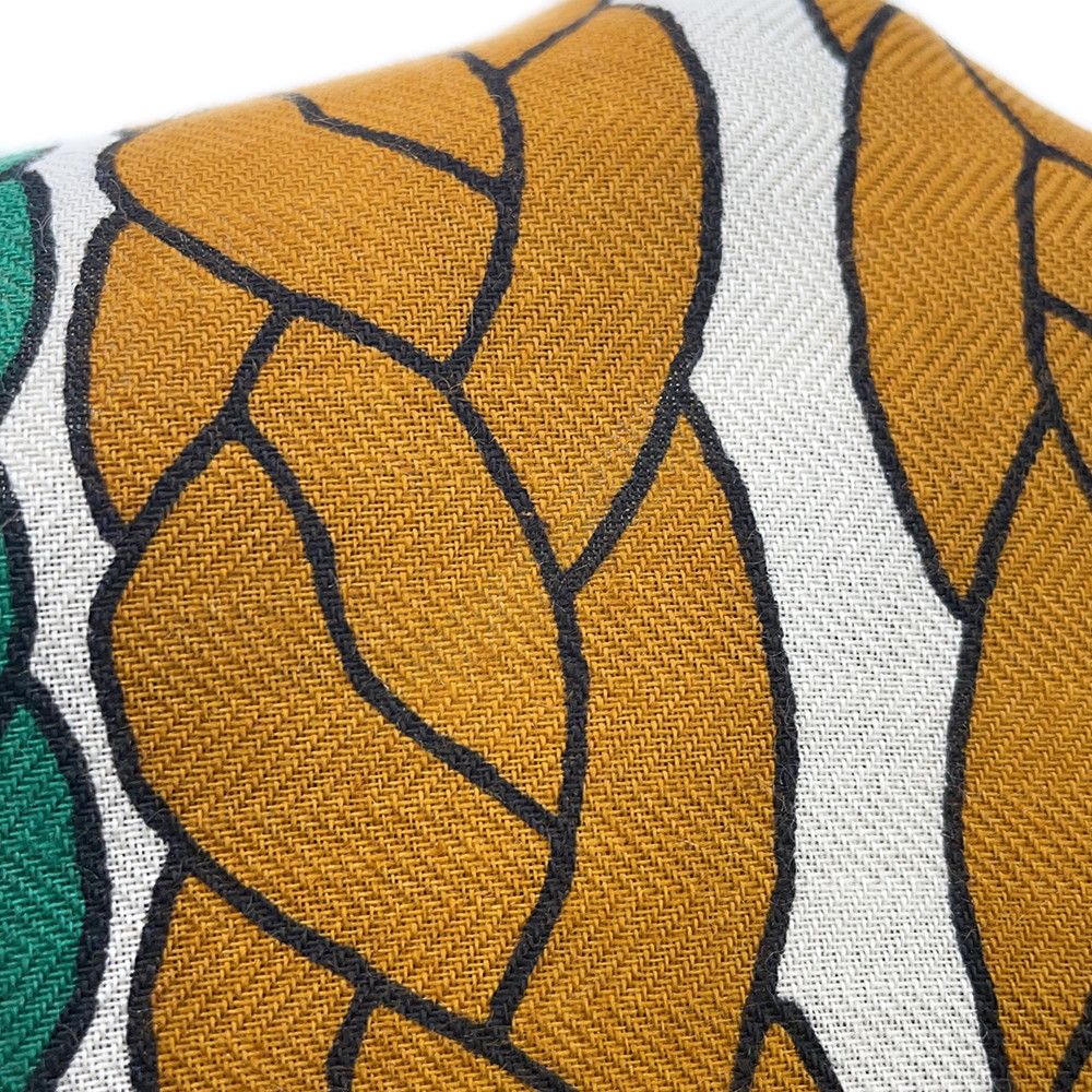 Hermes Shawl Carre 140 Geant Tresses H Cashmere Silk Scarf — view 2