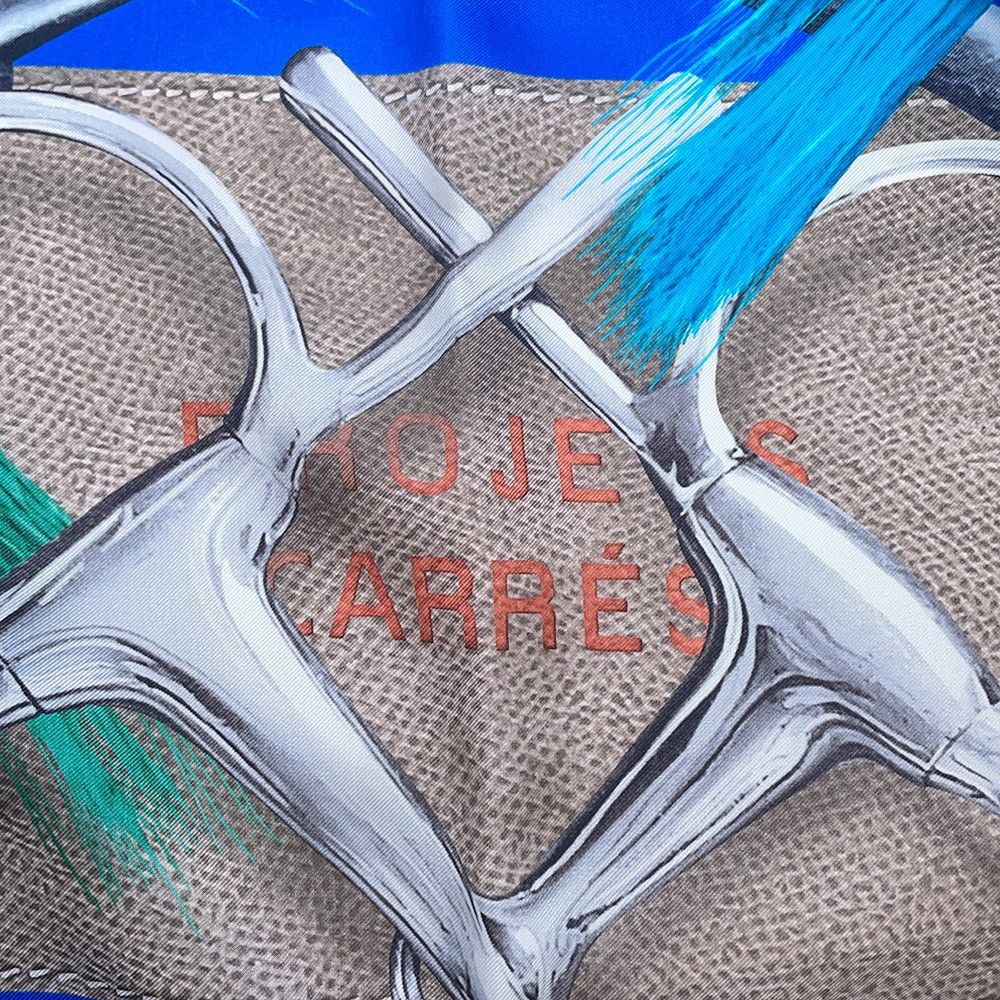 Hermes Shawl Carre 140 Geant Project Projets Carres Silk Scarf — view 3