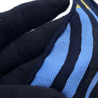 Hermes Shawl Triangle Jian Cheval Veigues Vague Cashmere Silk Scarf — view 2
