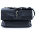 Saint Laurent Paris West Hollywood Shoulder Bag Crossbody Croco Embossed