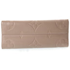 Louis Vuitton Monogram Empreinte On The Go MM Tote Bag Beige Leather — view 4