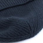 Louis Vuitton Cashmere LV Dual Beanie Knit Hat Black — view 6