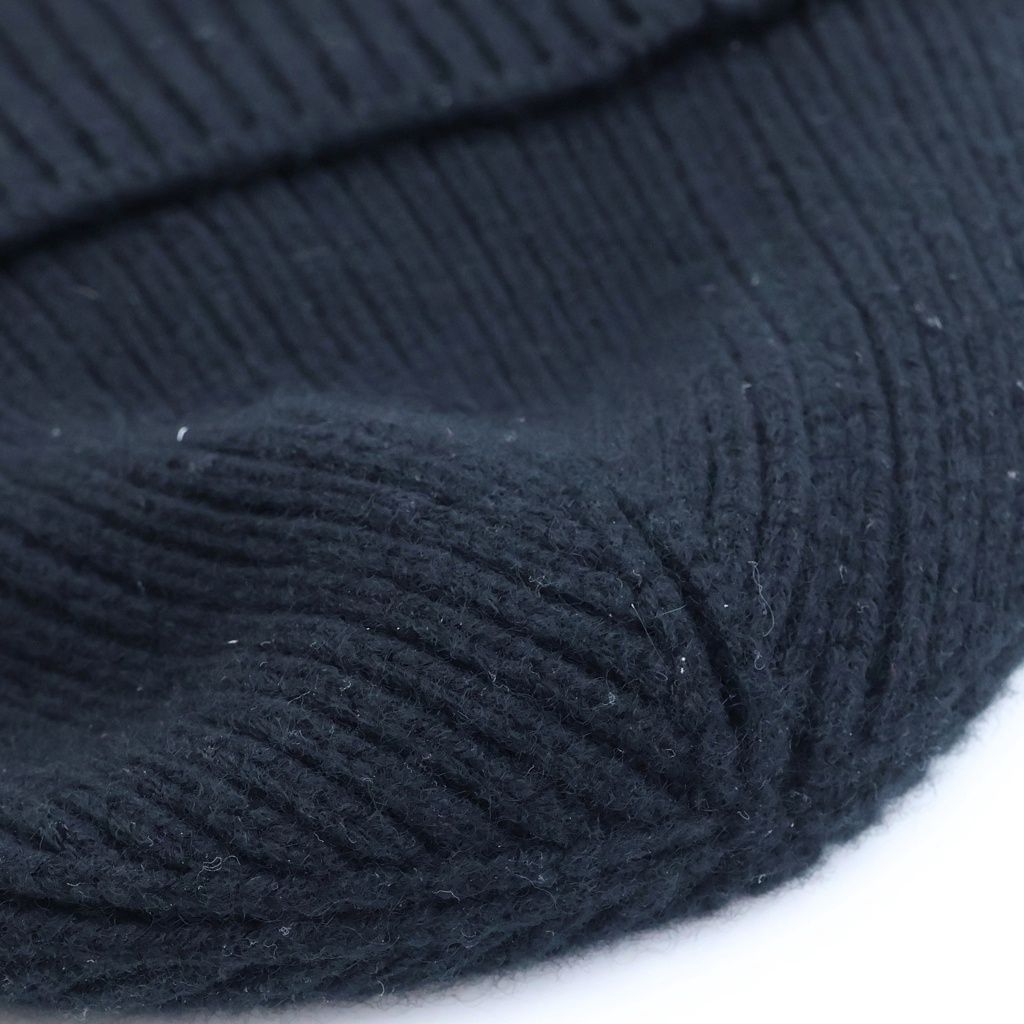 Louis Vuitton Cashmere LV Dual Beanie Knit Hat Black — view 6