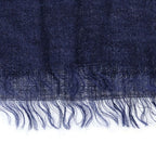 Louis Vuitton Monogram Linen Silk Large Shawl Navy Scarf — view 4