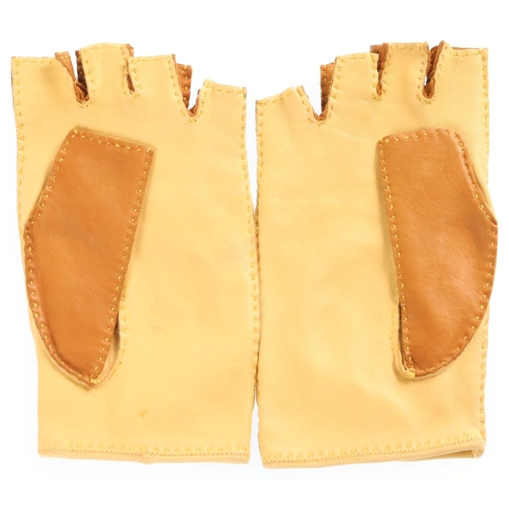 Hermes Leather Driving Gloves Brown — view 2