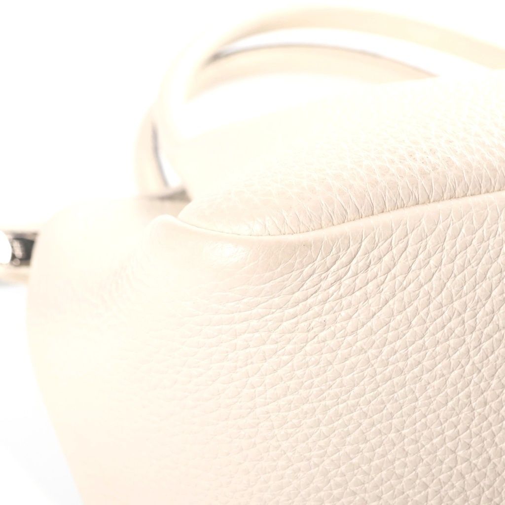 Prada Vitello Daino Handbag Ivory Leather — view 5