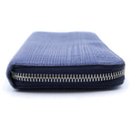 Loewe Anagram Zip Around Wallet Navy — view 3