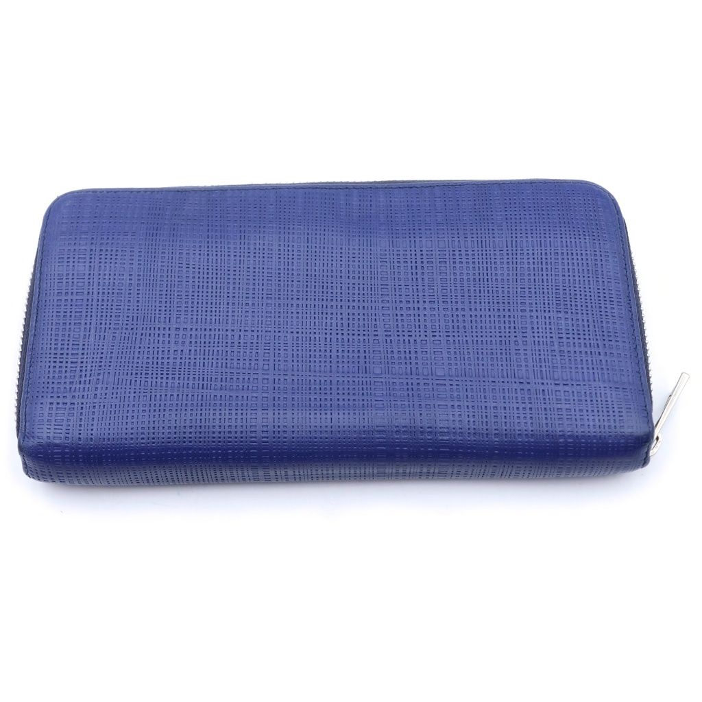 Loewe Anagram Zip Around Wallet Navy — view 2