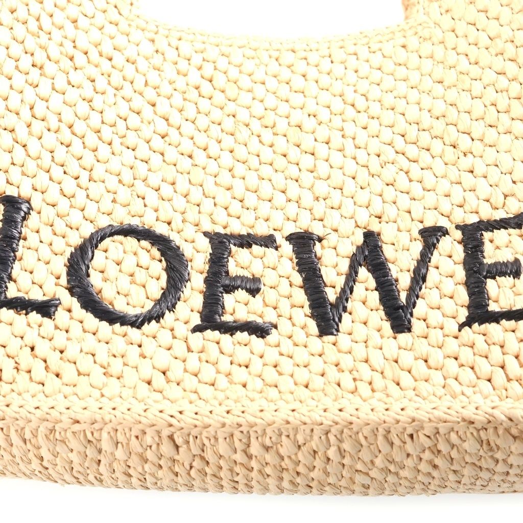 Loewe Font Tote Mini 2-Way Shoulder Bag Natural Brown — view 6