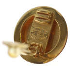 Chanel Rhinestone Earrings Gold Plated 97A — view 6