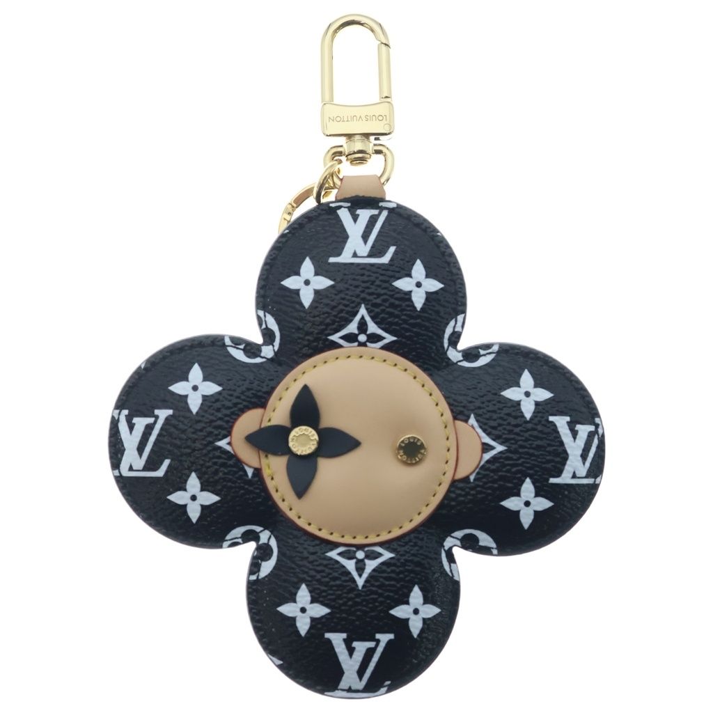 Louis Vuitton Vivienne Bag Charm Key Holder Black