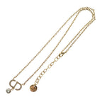 Dior CD Logo Necklace Plated Gold — view 2