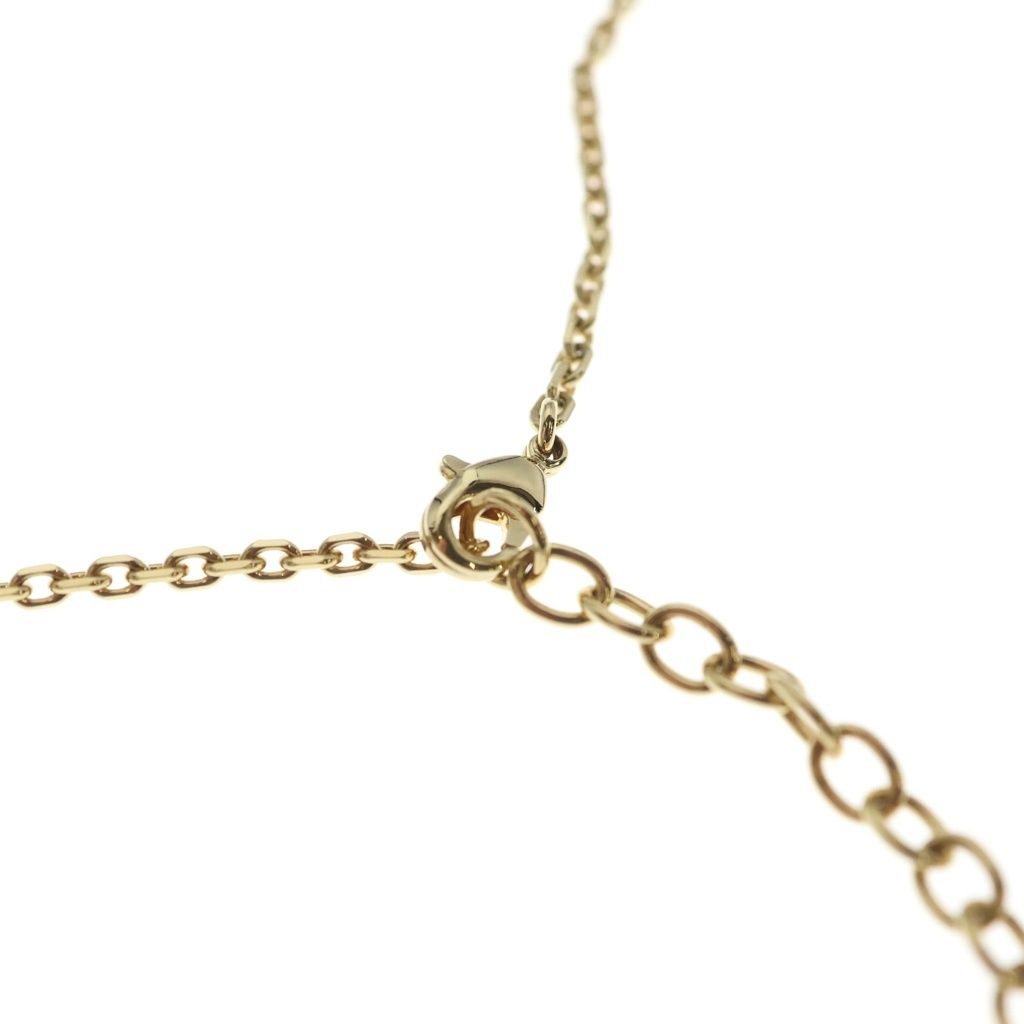 Dior CD Logo Necklace Plated Gold — view 4