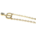 Dior CD Logo Necklace Plated Gold — view 5