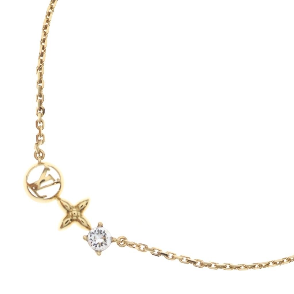 Louis Vuitton Corrier Petit Necklace Gold