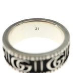 Gucci Double G Wide Ring Silver — view 6