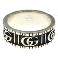 Gucci Double G Wide Ring Silver