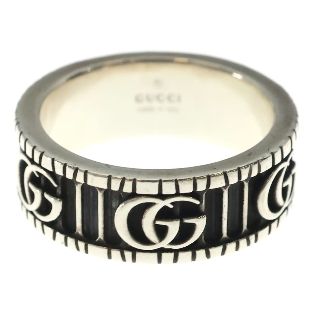 Gucci Double G Wide Ring Silver