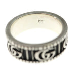 Gucci Double G Wide Ring Silver — view 5