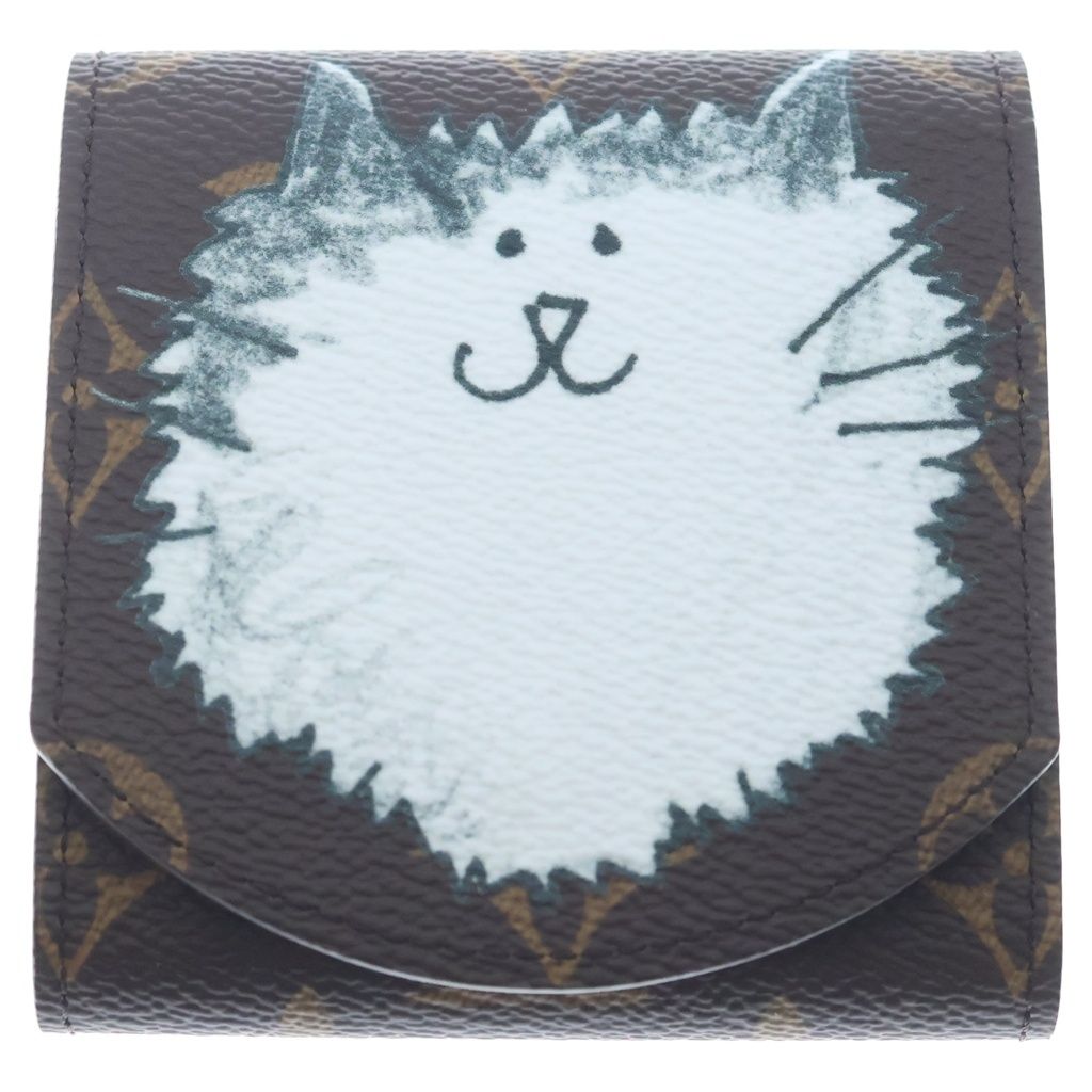 Louis Vuitton Travel with Gray Coddington Notepad Pouch Monogram Canvas Leather
