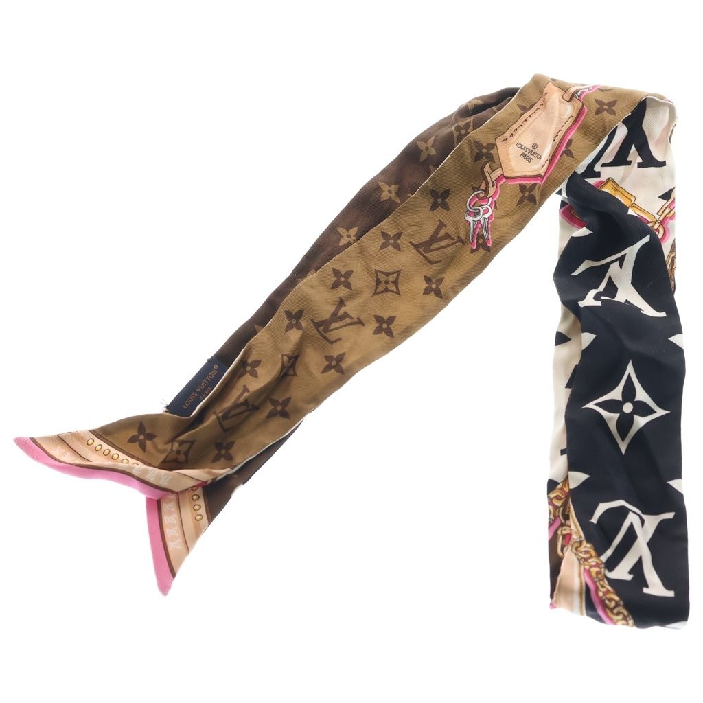 Louis Vuitton Bandeau Monogram Twilly Scarf Multicolor Silk