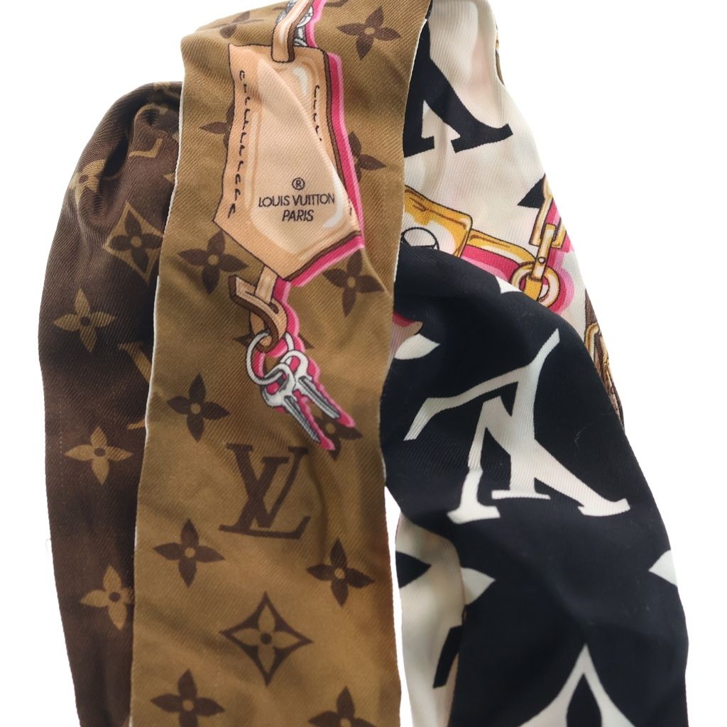 Louis Vuitton Bandeau Monogram Twilly Scarf Multicolor Silk — view 2