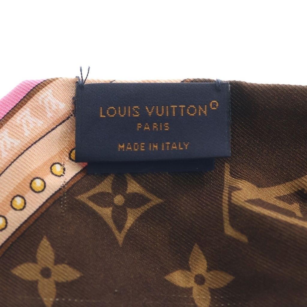 Louis Vuitton Bandeau Monogram Twilly Scarf Multicolor Silk — view 4