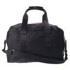 Prada Boston Bag Black Leather Nylon Silver — view 2