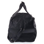 Prada Boston Bag Black Leather Nylon Silver — view 3