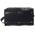 Prada Boston Bag Black Leather Nylon Silver — view 4