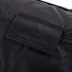 Prada Boston Bag Black Leather Nylon Silver — view 7