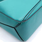 Loewe Puzzle Mini Green Leather Shoulder Bag — view 6