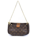 Louis Vuitton Monogram Multi Pochette Accessoires Shoulder Bag Brown Leather