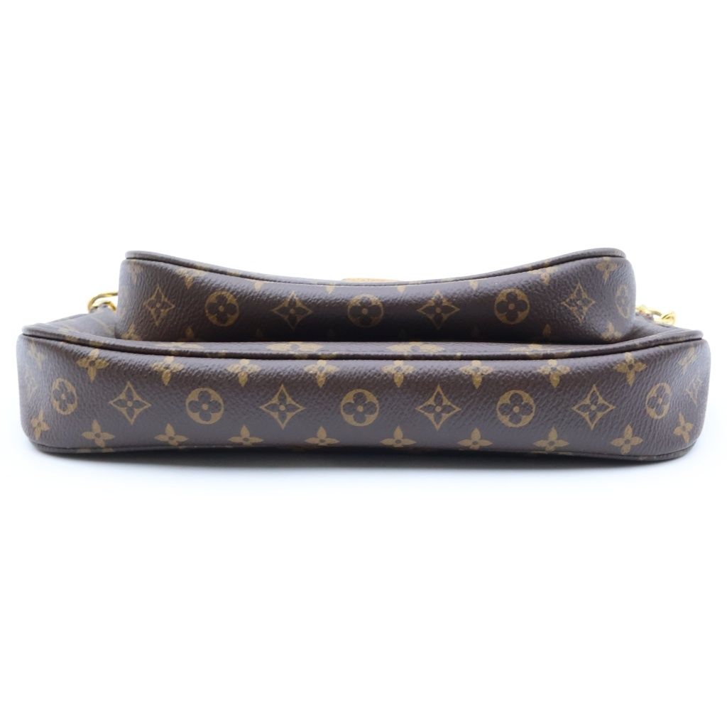 Louis Vuitton Monogram Multi Pochette Accessoires Shoulder Bag Brown Leather — view 4