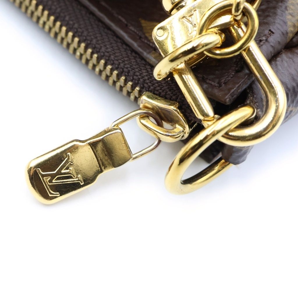 Louis Vuitton Monogram Multi Pochette Accessoires Shoulder Bag Brown Leather — view 7