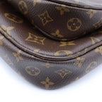 Louis Vuitton Monogram Multi Pochette Accessoires Shoulder Bag Brown Leather — view 5