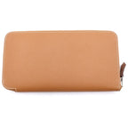 Hermes Azap Long Silk'in Wallet Round Zip Gold Epsom Leather Silver — view 2