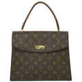 Louis Vuitton LV Malesherbes Monogram Handbag Brown Bag