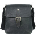 Louis Vuitton LV Yuma Utah Leather Shoulder Bag Pochette Basalt Black