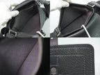 Louis Vuitton LV Yuma Utah Leather Shoulder Bag Pochette Basalt Black — view 8