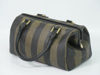 Fendi Pecan Mini Boston Bag Khaki Brown — view 2