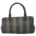 Fendi Pecan Mini Boston Bag Khaki Brown