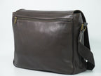 Louis Vuitton LV Omaha Utah Leather Shoulder Bag Cafe Dark Brown — view 2