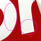 Louis Vuitton Epi Clutch Pochette Jour GM Rouge Red Supreme Handle Logo — view 8